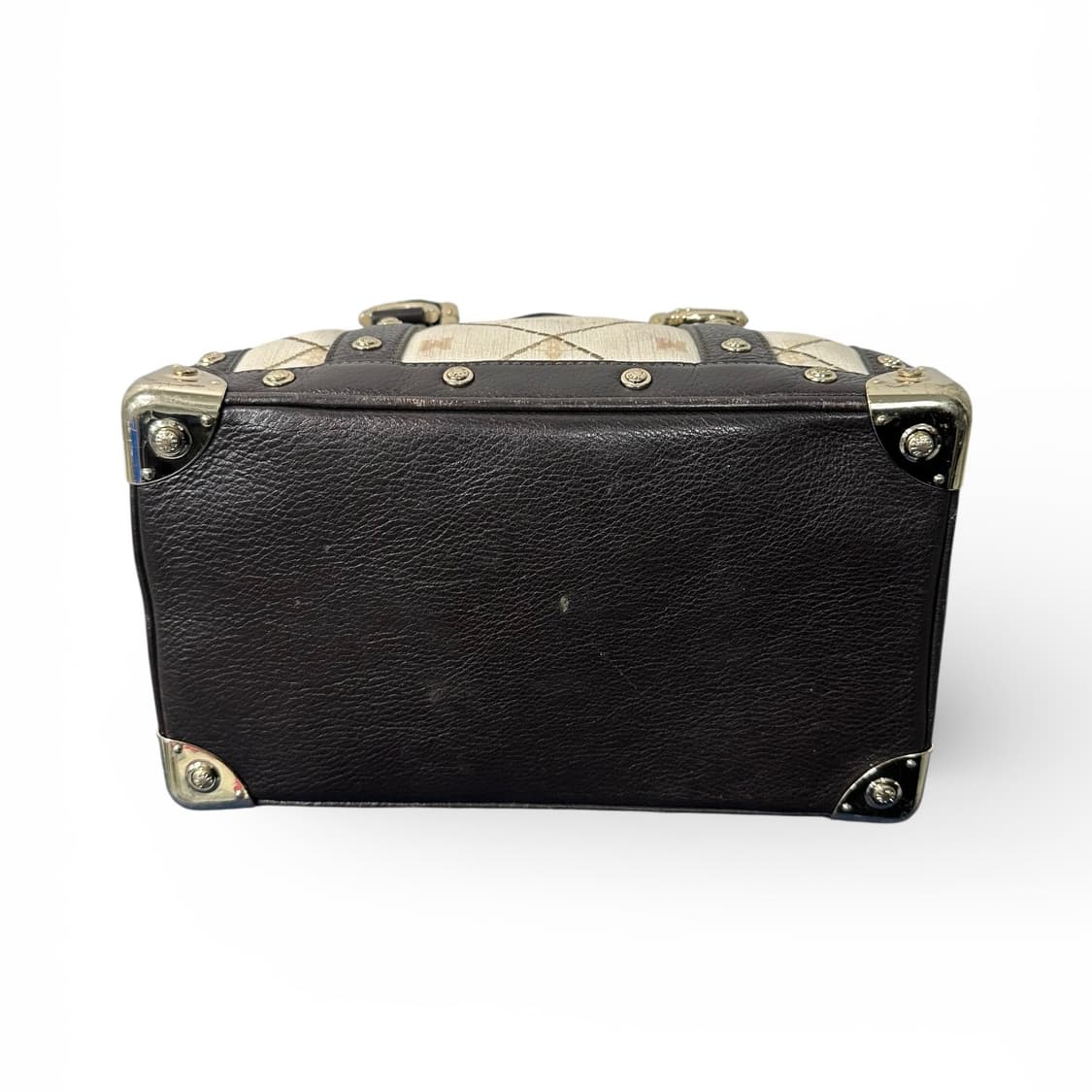 메트로시티 퀼팅 가죽 보스턴 토트백 가방 상품이미지4