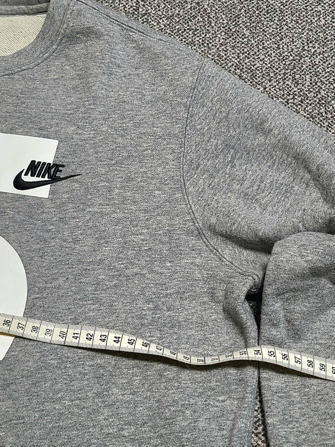 나이키 JUST DO IT 맨투맨 M 회색 상품이미지4