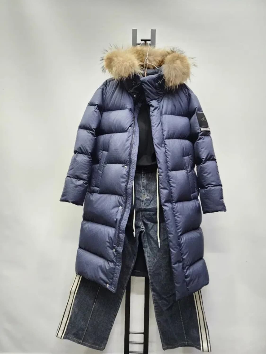 밀레 구스롱패딩 너구리후드퍼 상품이미지1