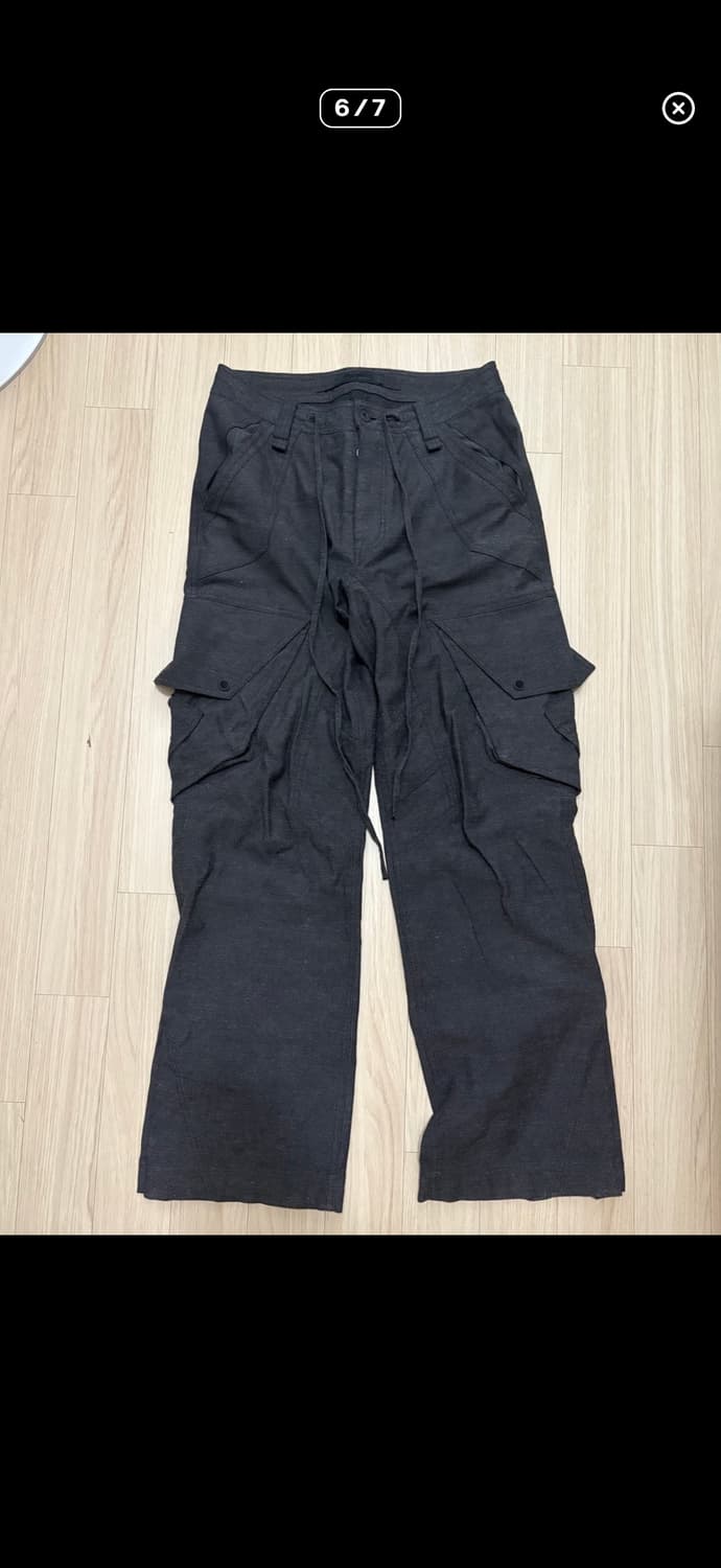 blackmerle 카고팬츠 slub grey  s사이즈 상품이미지4