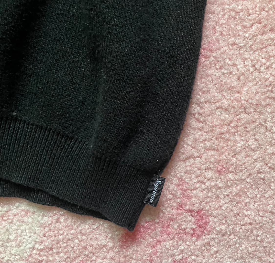 Sleeve stripe sweater black 상품이미지5