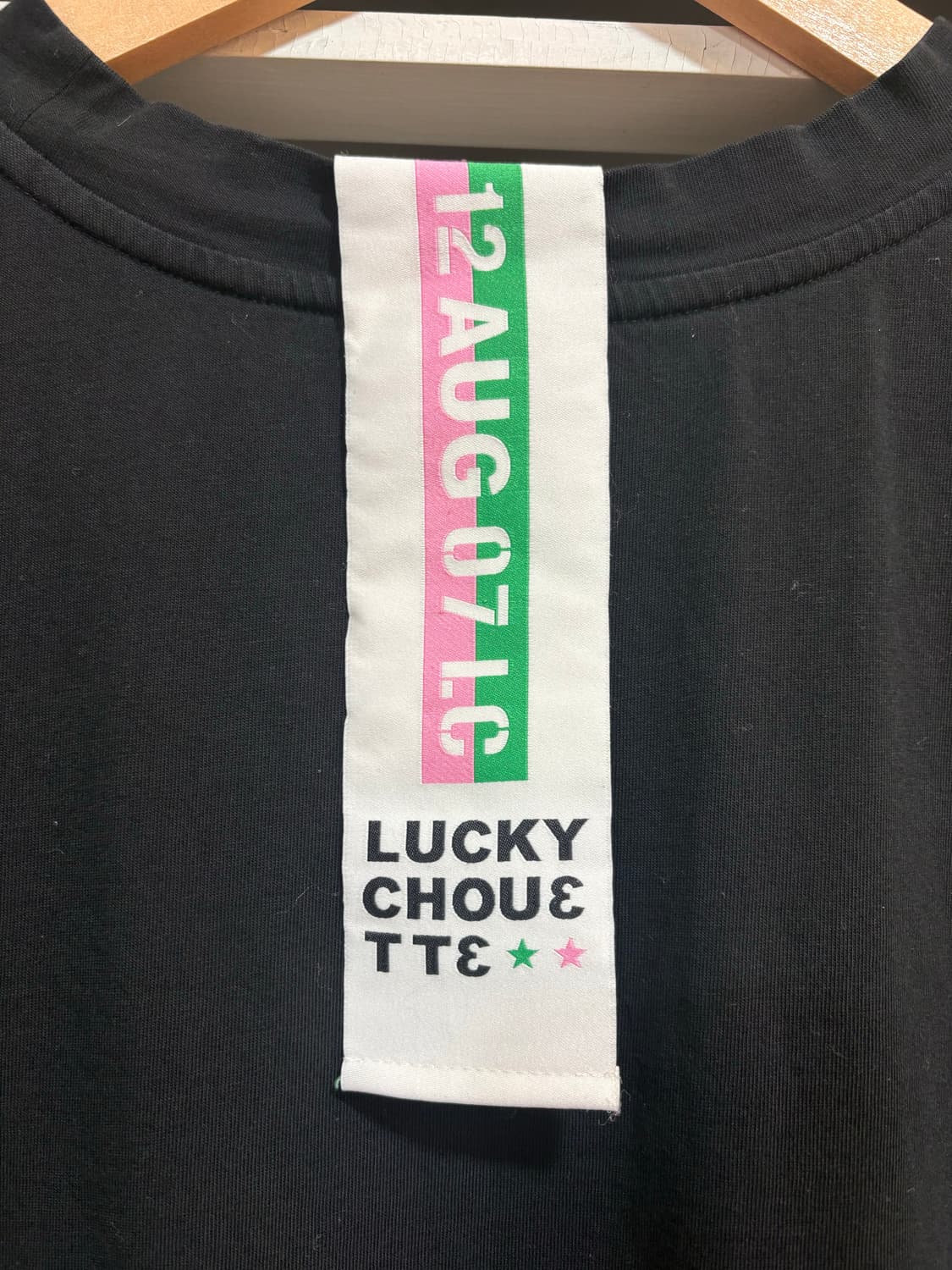 럭키슈에뜨스마일프린트롱맨투맨원피스 상품이미지3