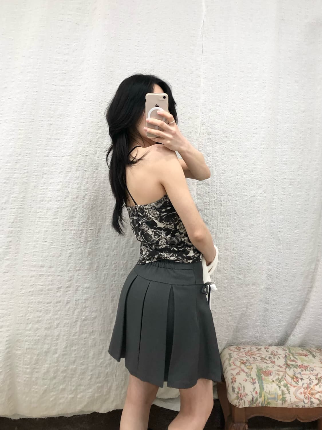 Black rose halter top 상품이미지5