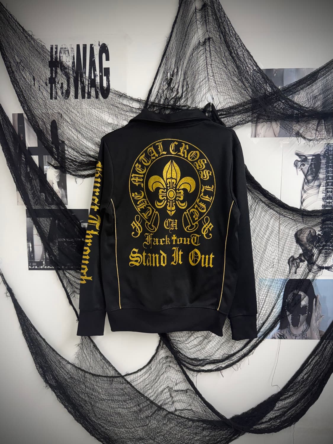 Fleur lettering printed jersey 상품이미지2