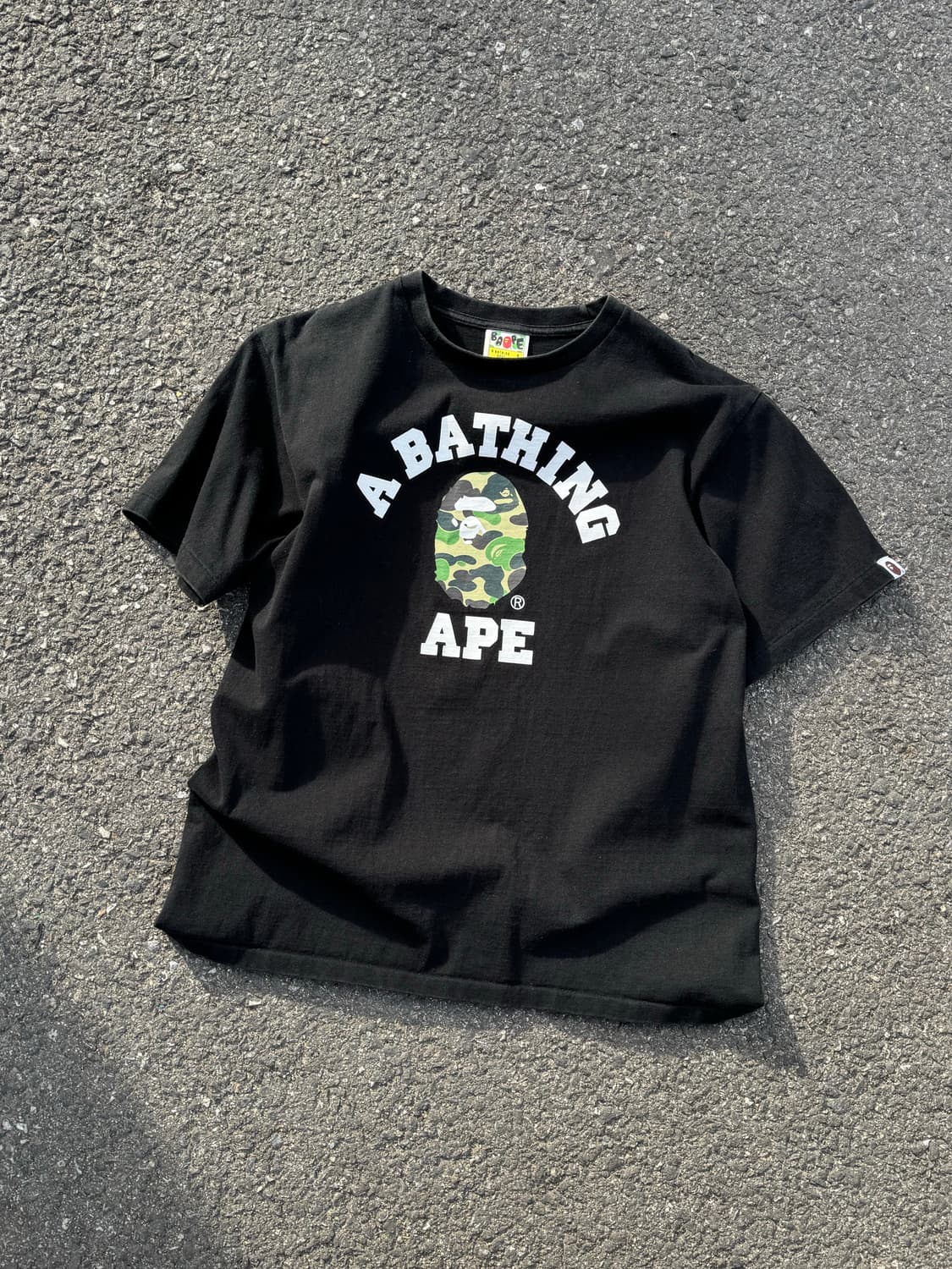 베이프 카모 컬리지 반팔티셔츠  상품이미지1