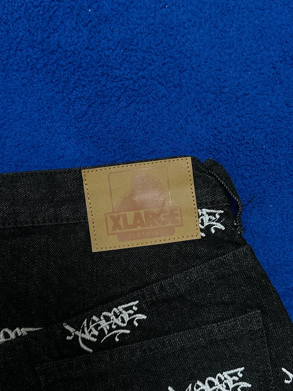 X-large 로고 흑청 데님 상품이미지4