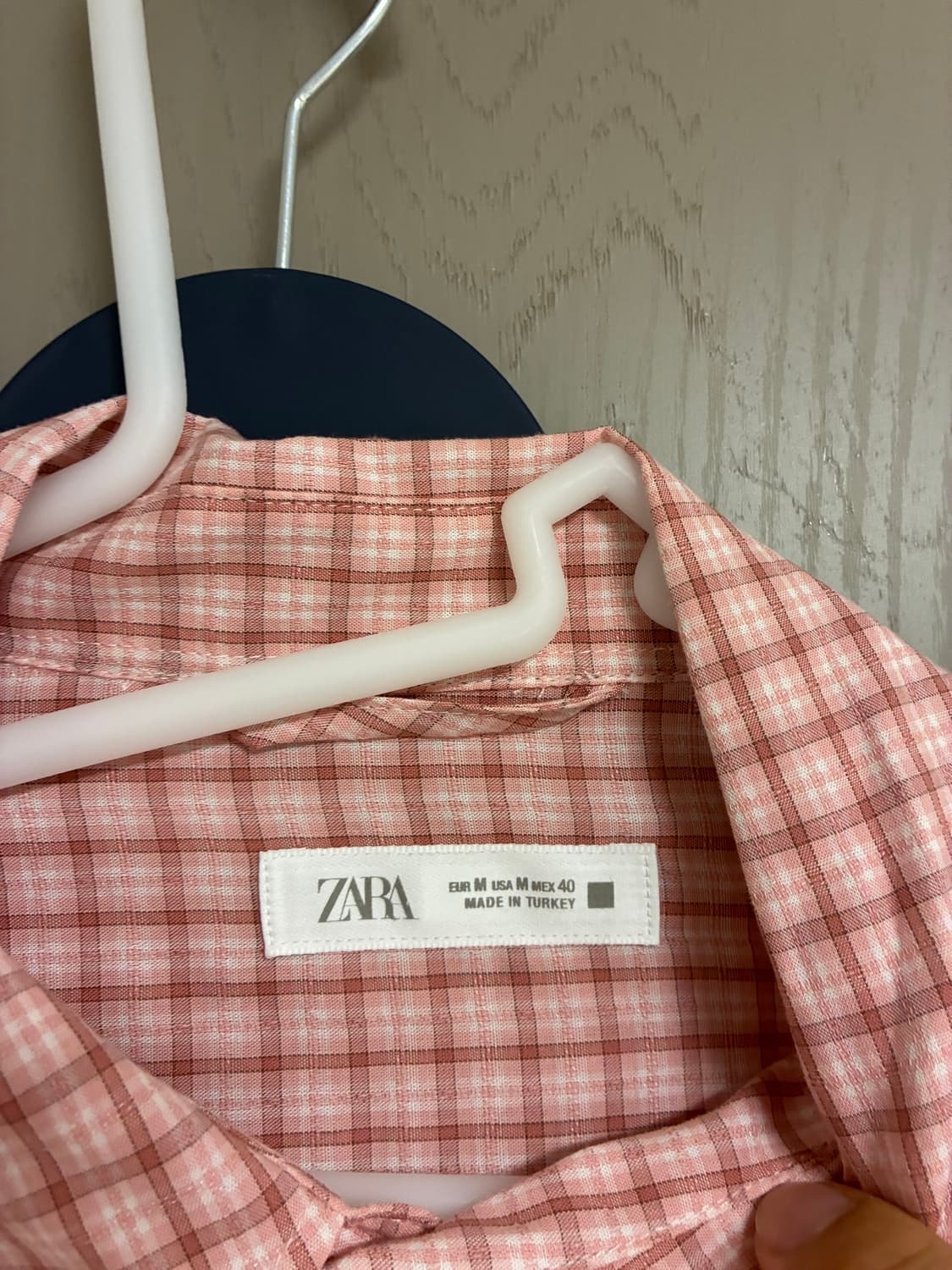 자라체크셔츠 M zara 상품이미지3