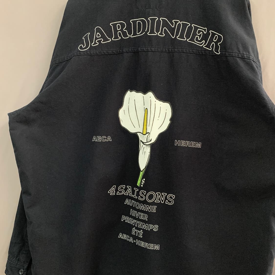 L 에이카화이트 jardiner 프린팅 셔츠 상품이미지4