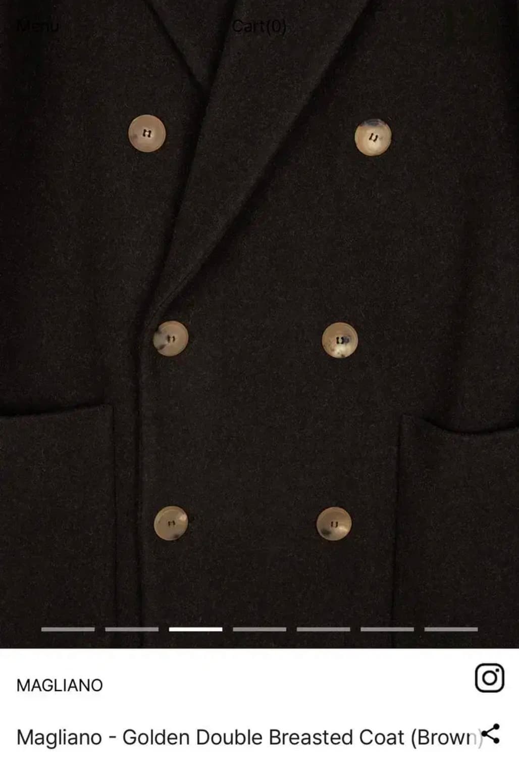 마리아노 코트 새상품입니다. 상품이미지3