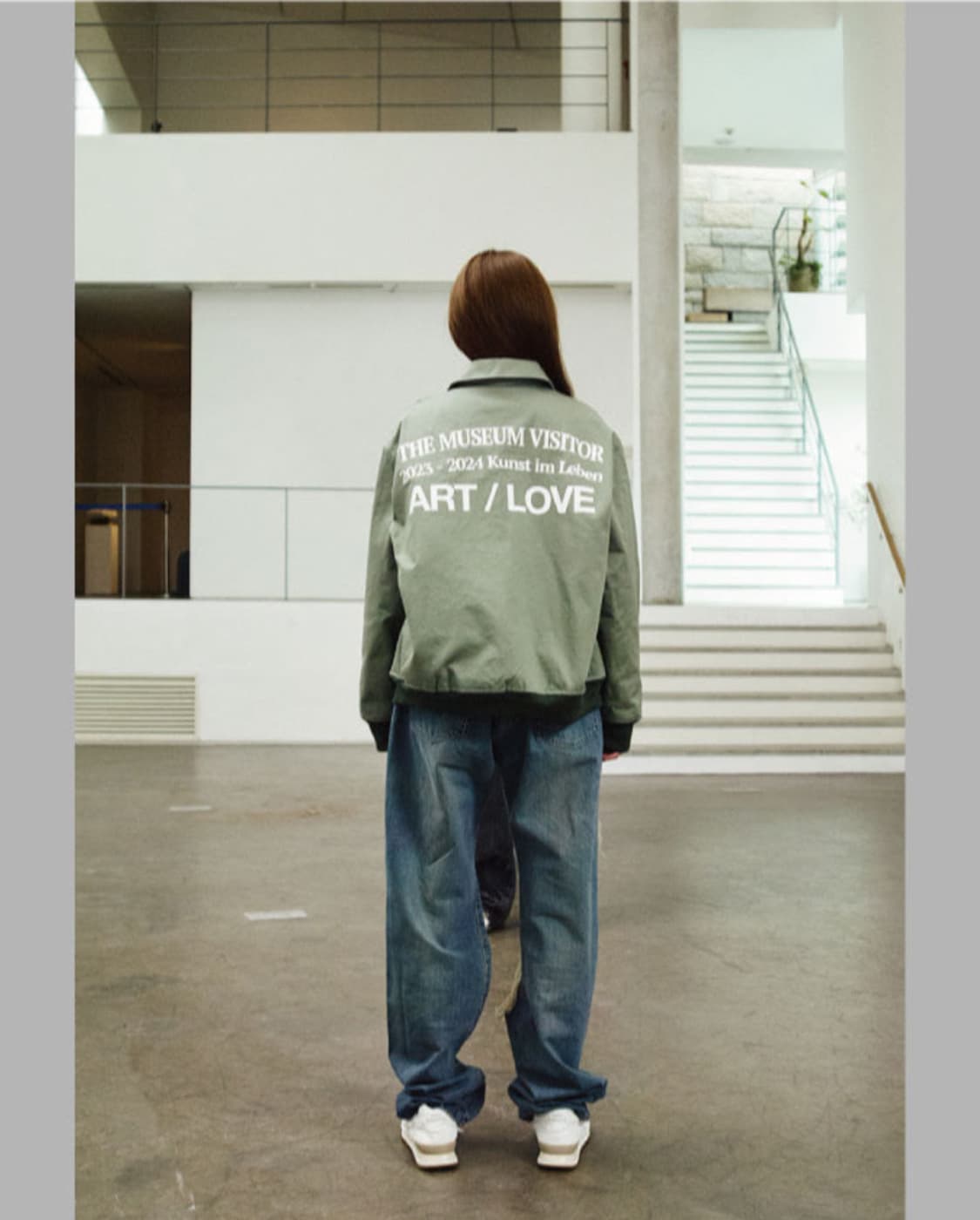 더뮤지엄비지터 봄버 자켓 블루종 자켓 상품이미지9