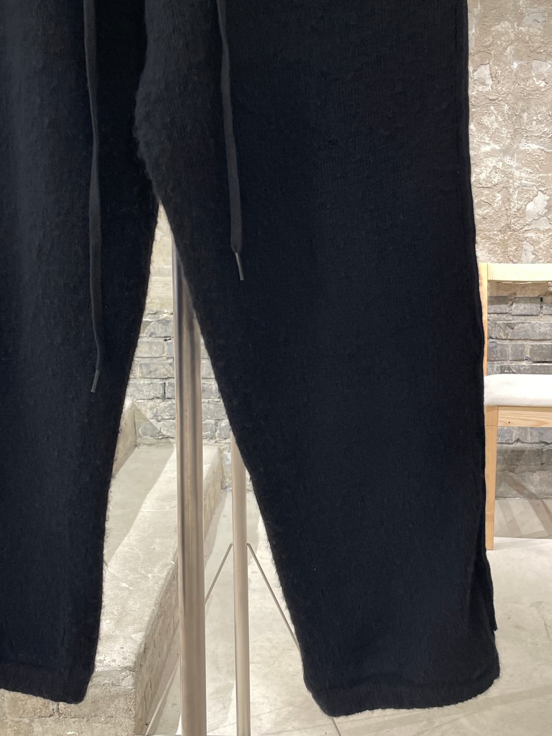 알렉산더 왕 블랙 스트링 울 팬츠 상품이미지5