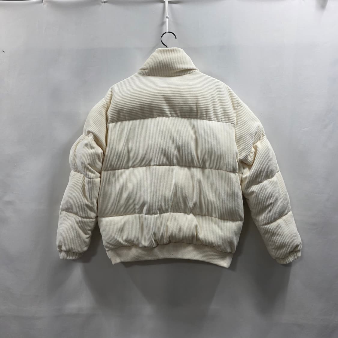 0723 DISTN9NE 디스트나인 아이보리 코듀로이 패딩 점퍼 free 상품이미지2