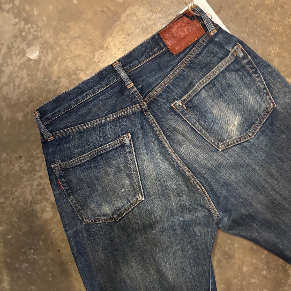 일본 레트로 크래프트 xx500 셀비지 데님 팬츠 상품이미지10