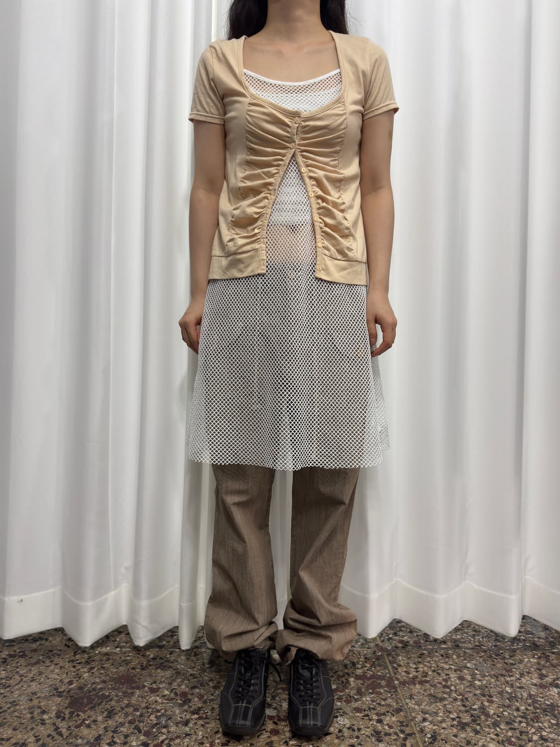 wego net sleeveless 상품이미지4