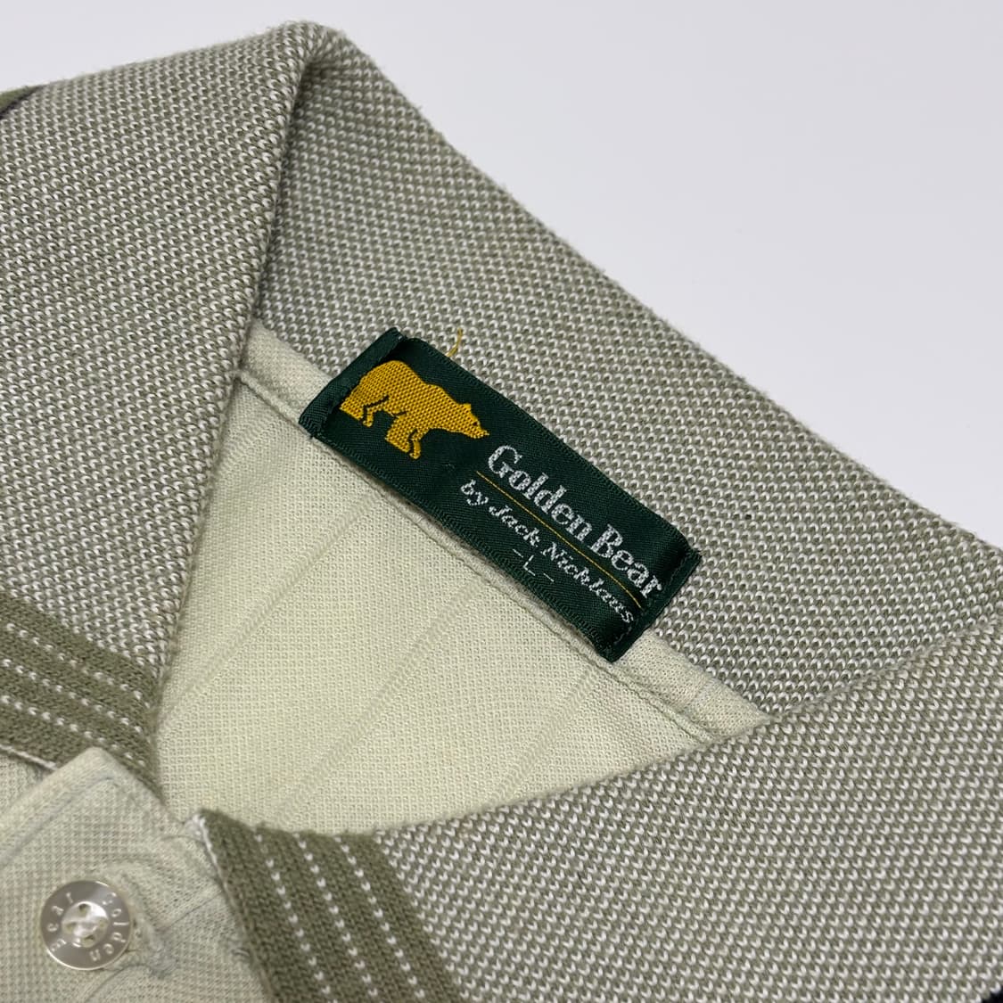 골든베어 바이 잭 니클라우스 버티컬 스트라이프 카라 티셔츠 상품이미지3