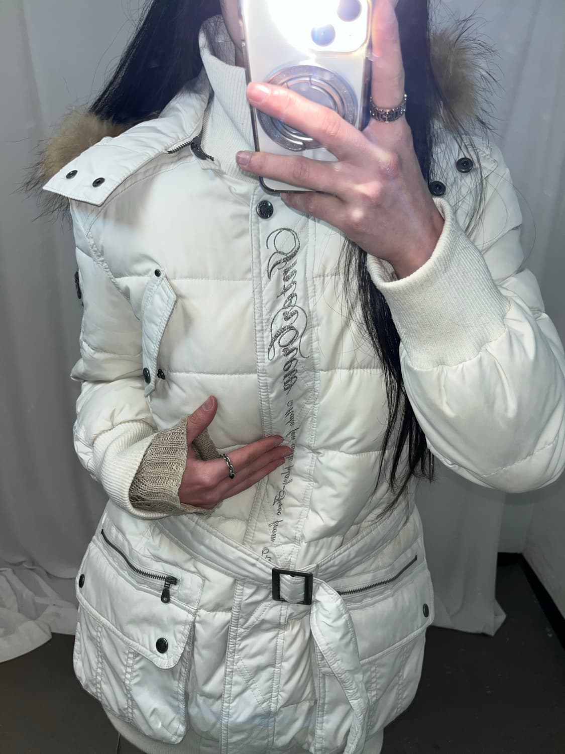 00‘s 울프죠 야상 패딩 점퍼 상품이미지4