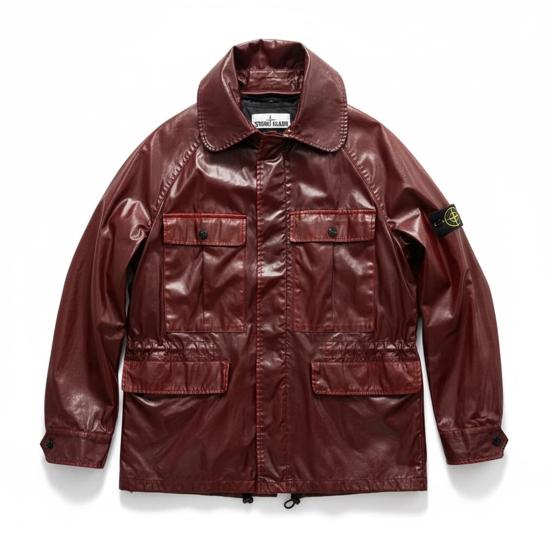 스톤아일랜드 라소 고마토 버건디 사파리 자켓 상품이미지1