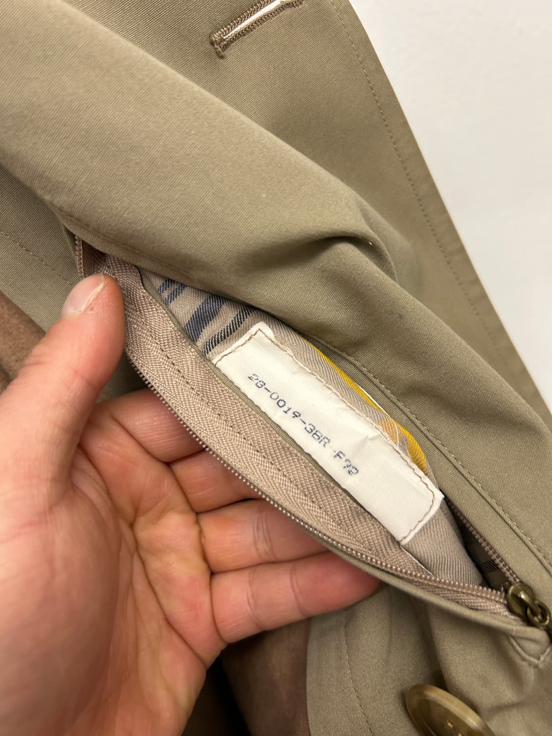 90s USA 브룩스브라더스 트렌치코트 상품이미지10