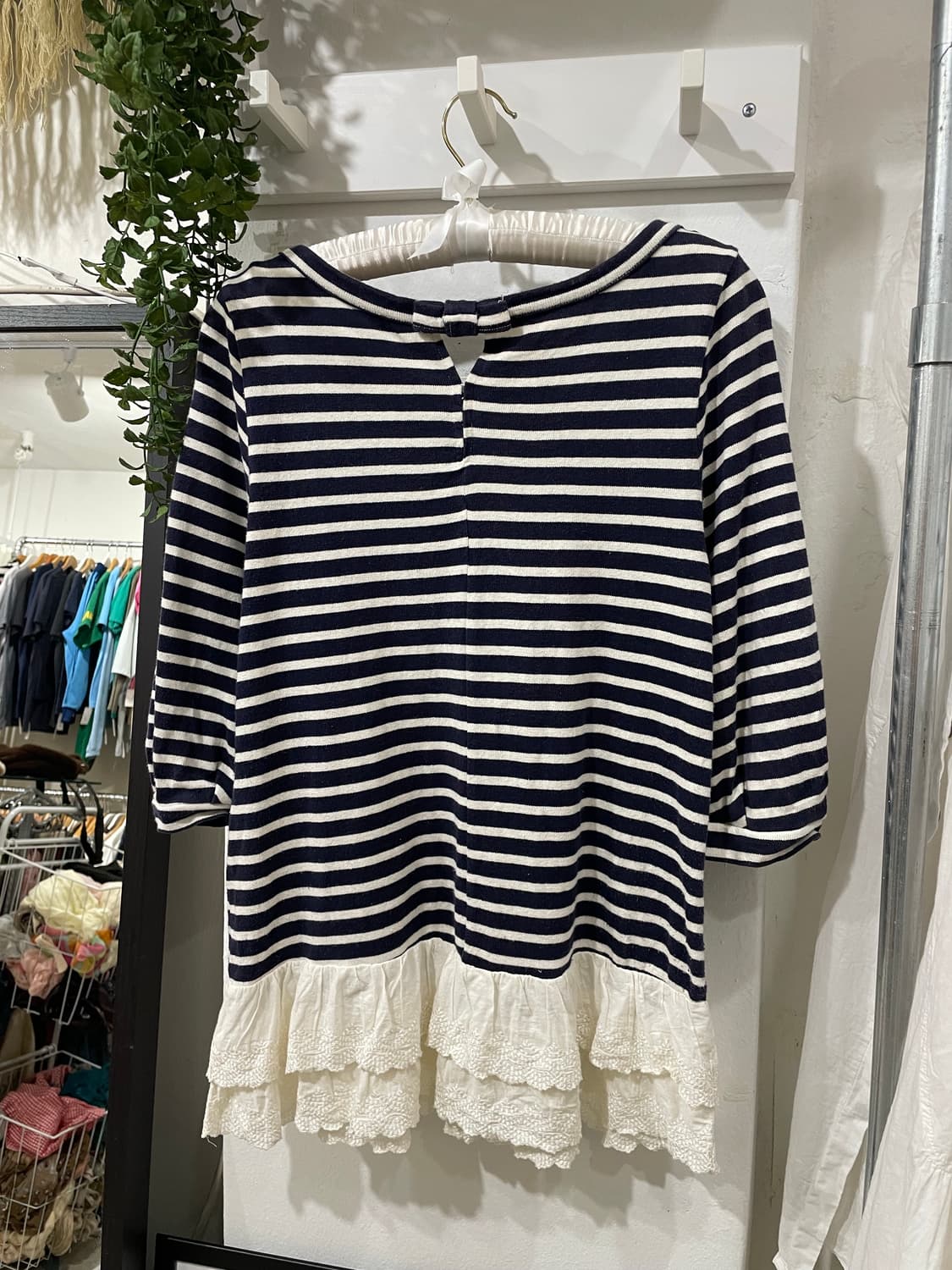 stripe lace top 상품이미지10