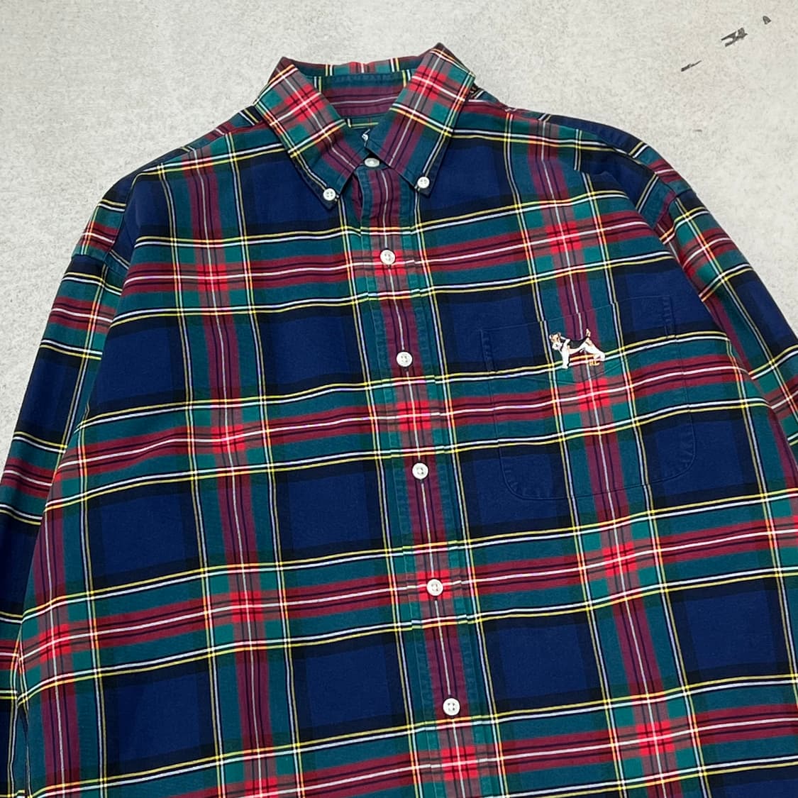 랄프로렌 도그자수 체크셔츠 s10824 상품이미지3