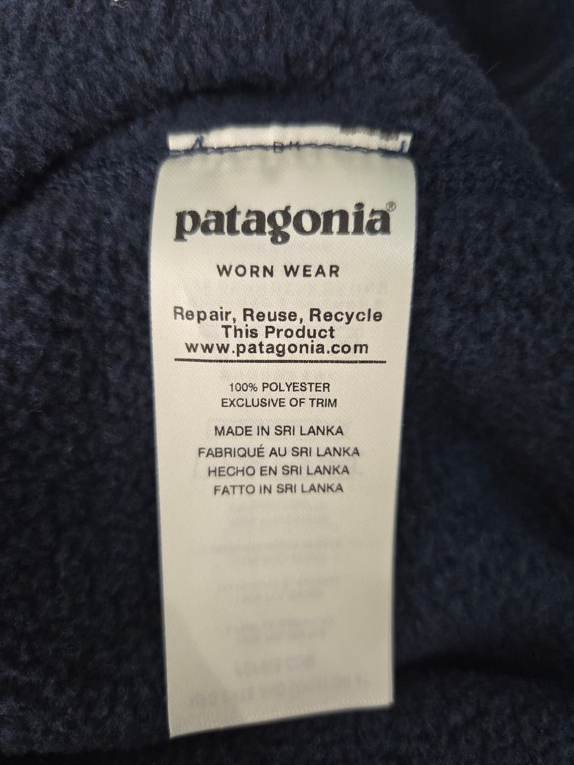 파타고니아 베터 스웨터 풀 집업 자켓 네이비 상품이미지8