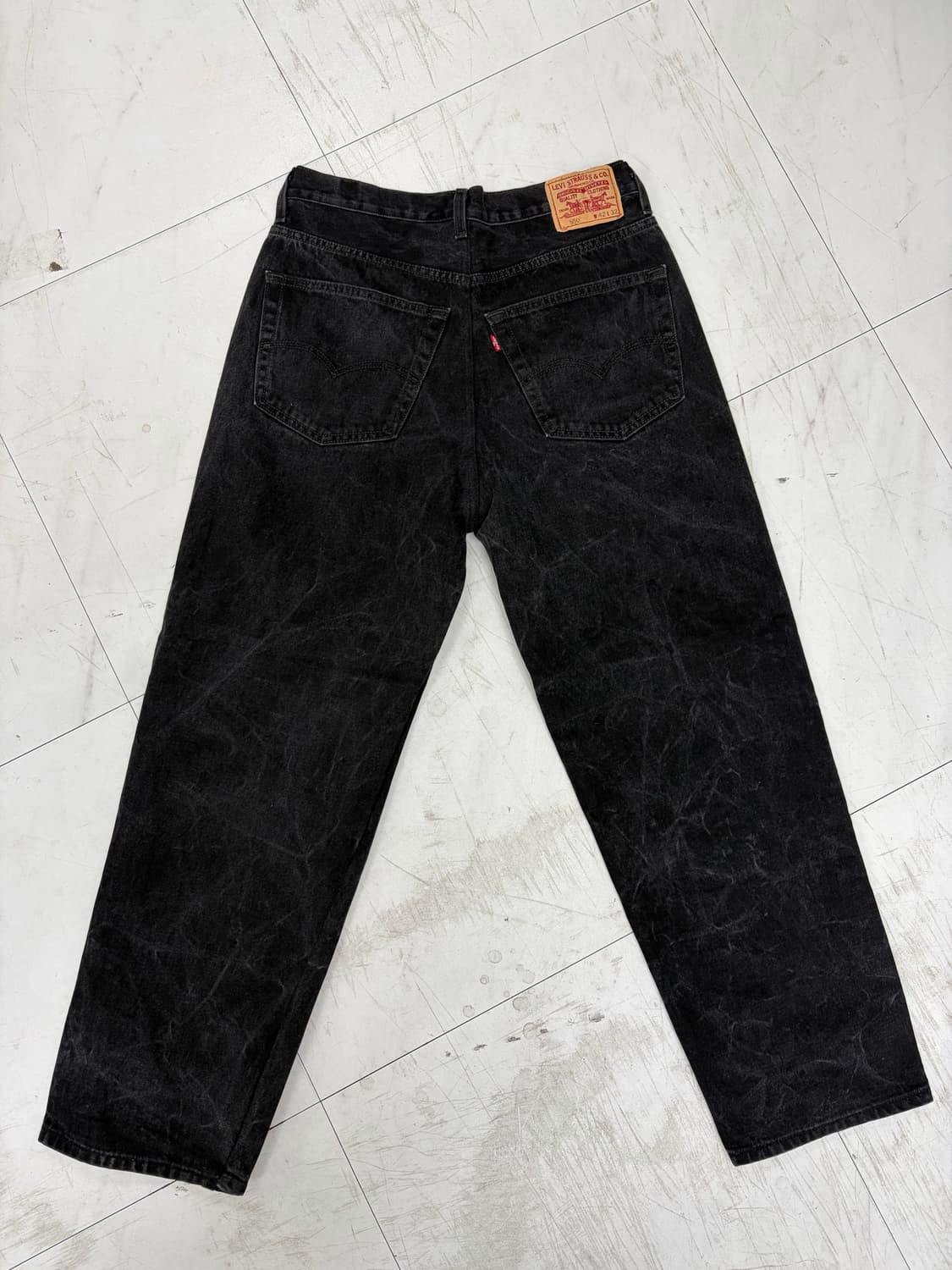 a220) 34 리바이스 550 흑청 상품이미지5