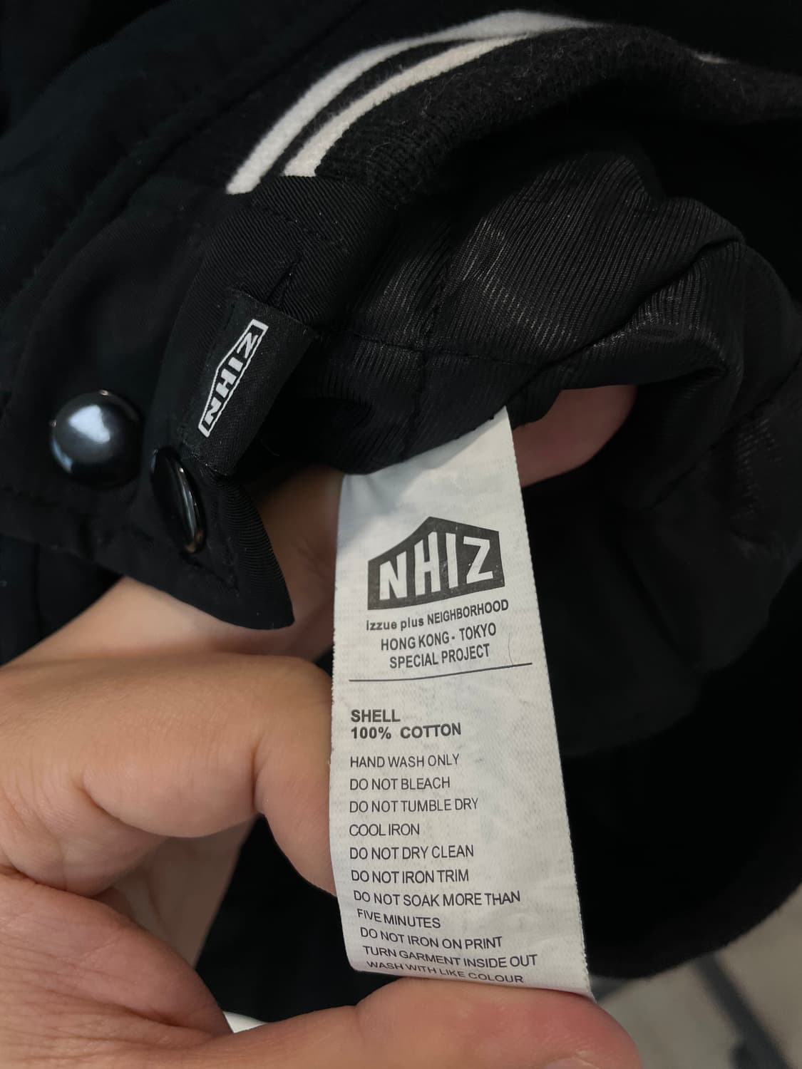 (L) Nhiz x 네이버후드 스타디움 바시티 자켓 상품이미지6