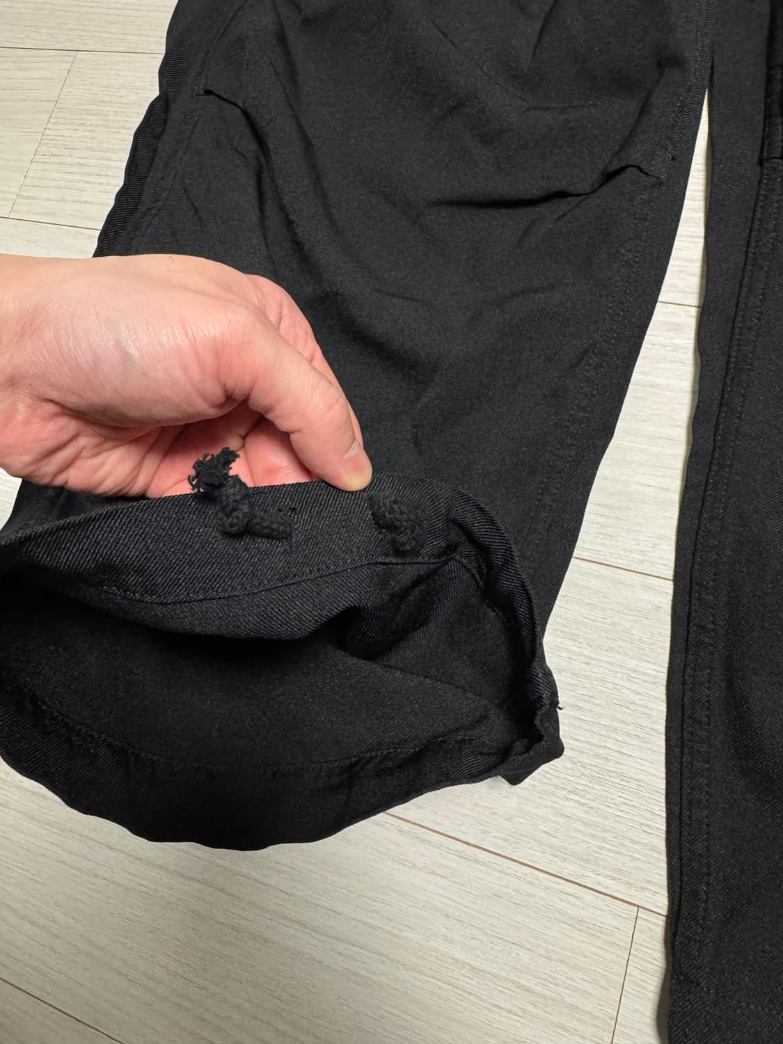 꼼데가르송옴므 수축폴리 셋업(자켓m,바지s)일괄 상품이미지5