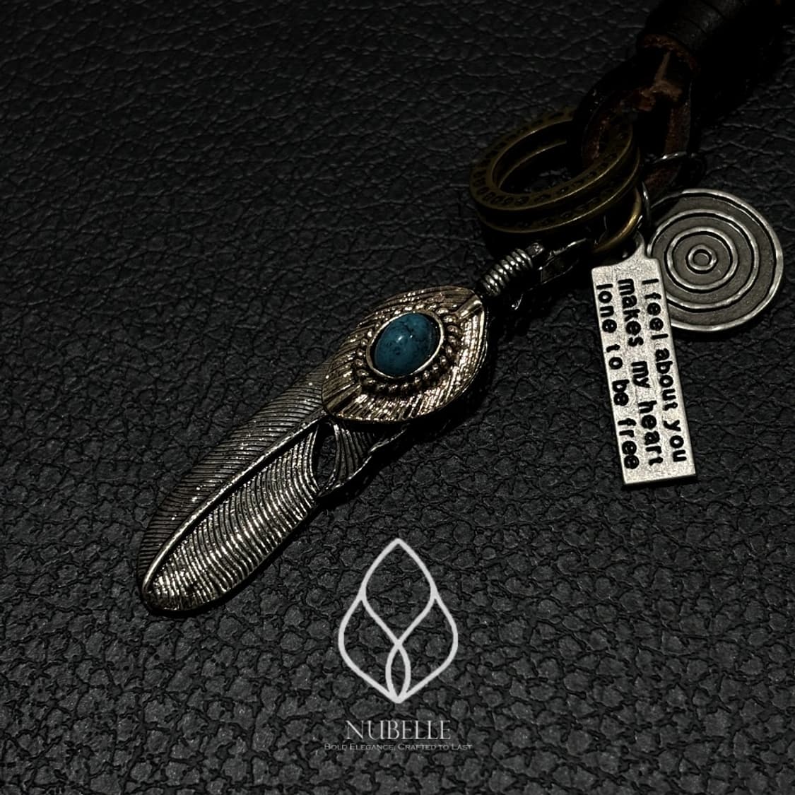 🌗 Turquoise vintage keyring / 터키석 키링 상품이미지3