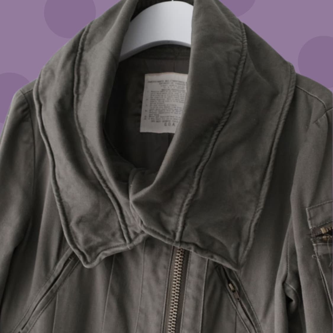 핀터깔 Goa 고아 와이드카라 사파리자켓 상품이미지5