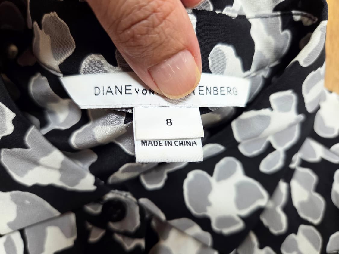 DVF 프리타 실크 셔츠원피스 66 상품이미지8