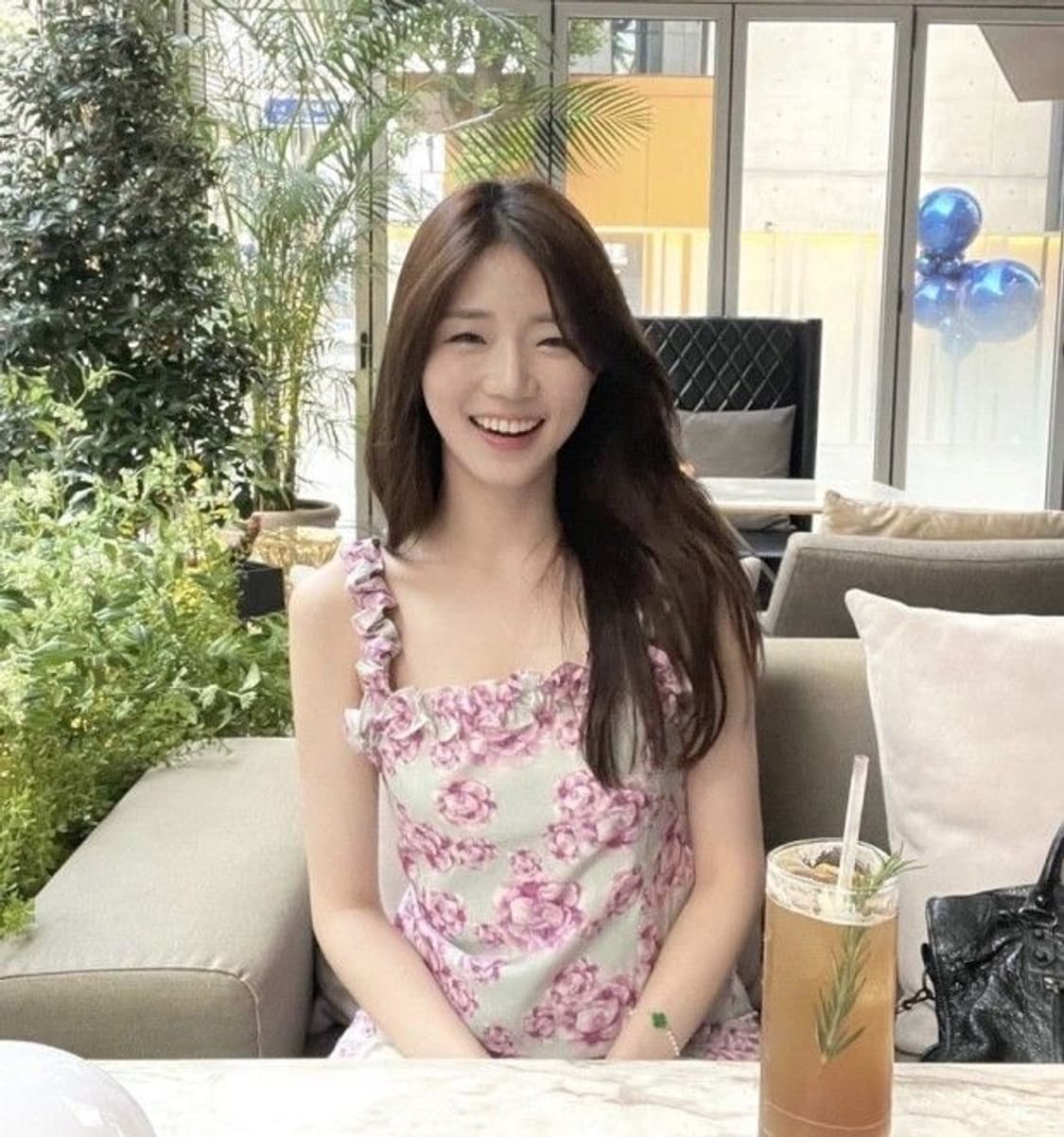 레터프롬문 플라워 원피스 상품이미지2
