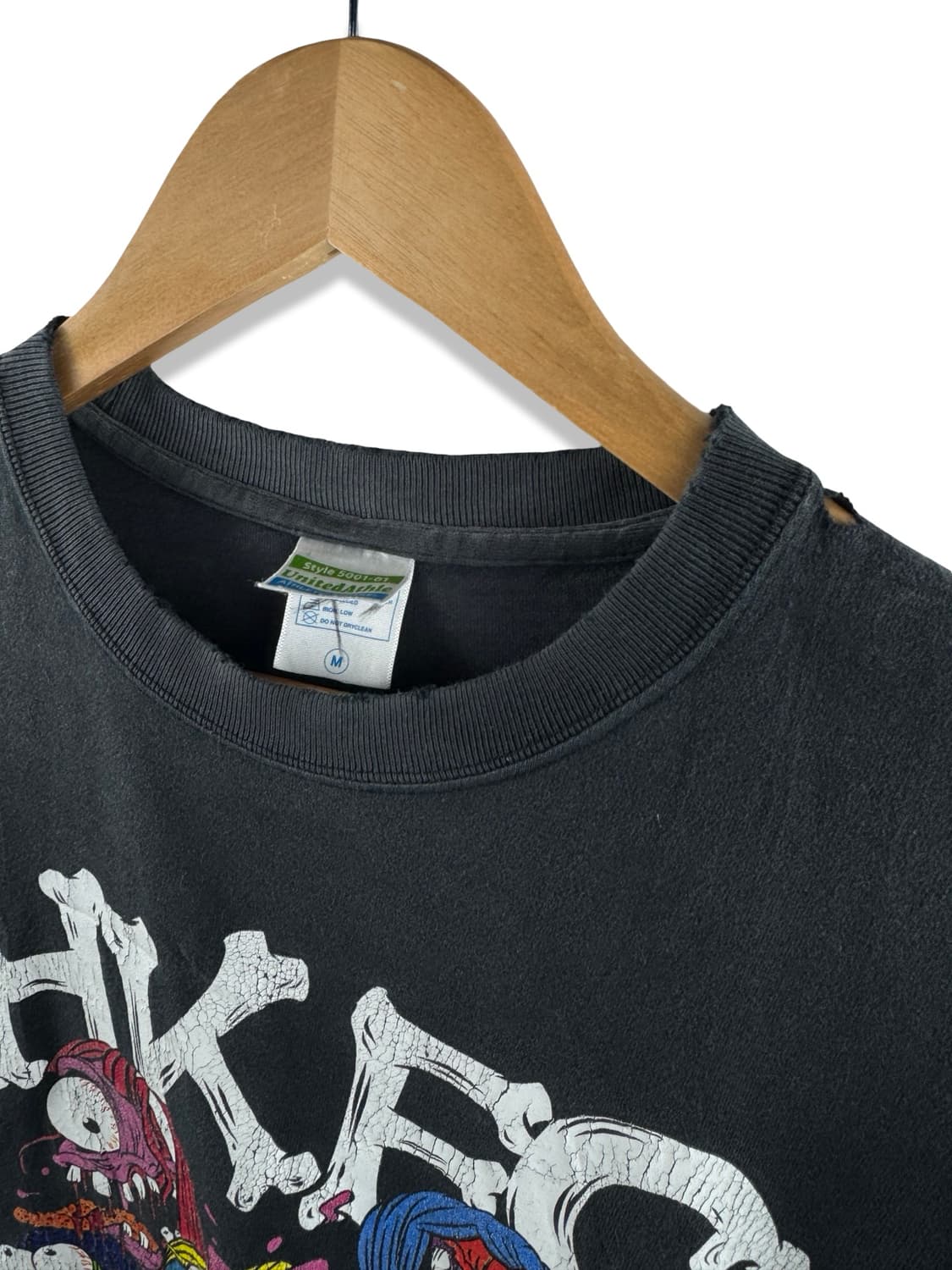 JPN 매드메거진레코즈 데미지드 프린팅 반팔티셔츠2587 상품이미지4