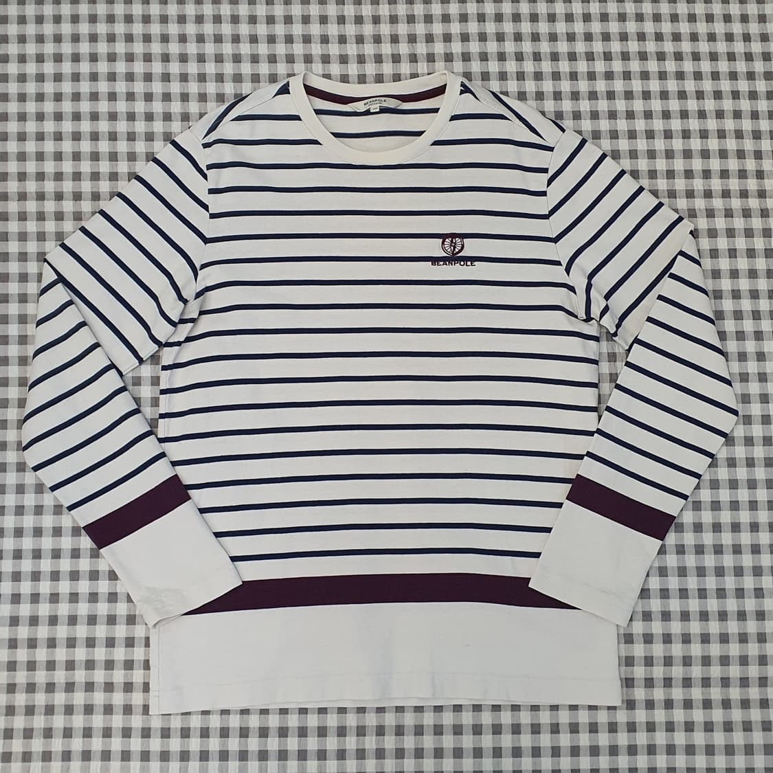 빈폴 스트라이프 얇은 면티 남자95 상품이미지1