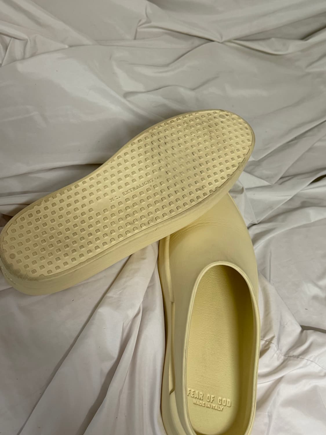 피어오브갓 캘리포니아 뮬 슬리퍼 크림컬러 상품이미지6