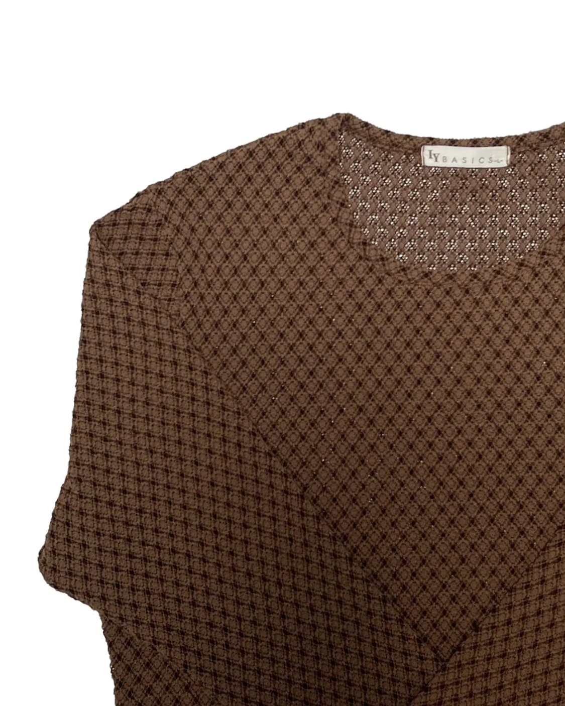 Wavy brown top 상품이미지2