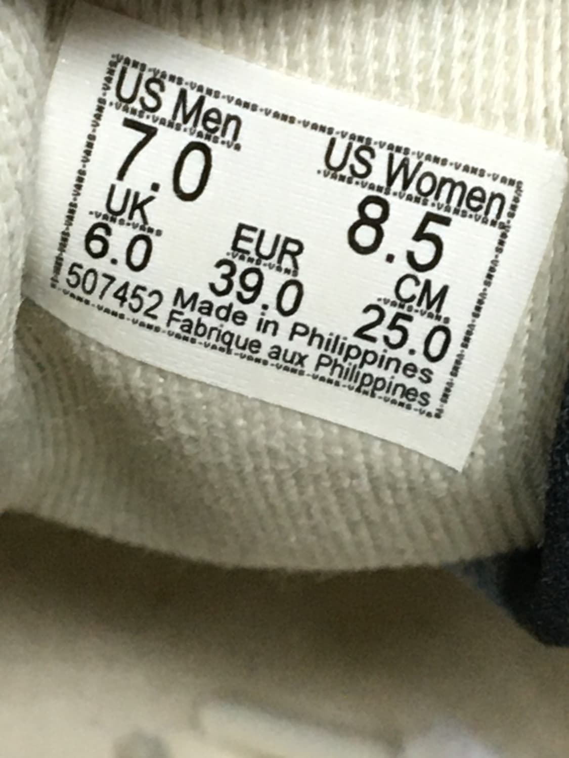 [250mm] 반스 어센틱44 Vans 상품이미지8