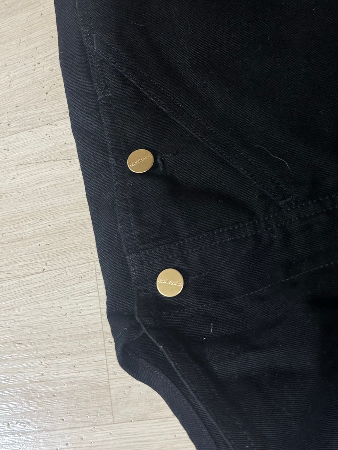 칼하트 WIP 멜빵바지 블랙 상품이미지5