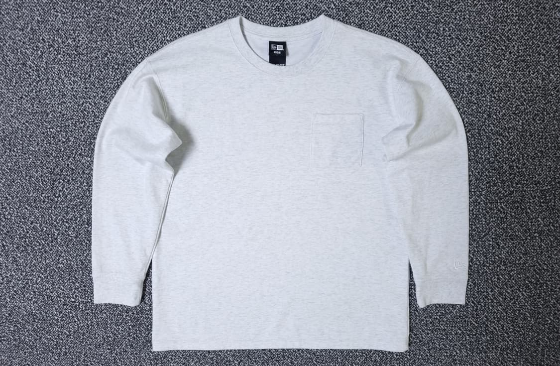 [무료배송][160]뉴에라 키즈 라운드 긴팔티 상품이미지1