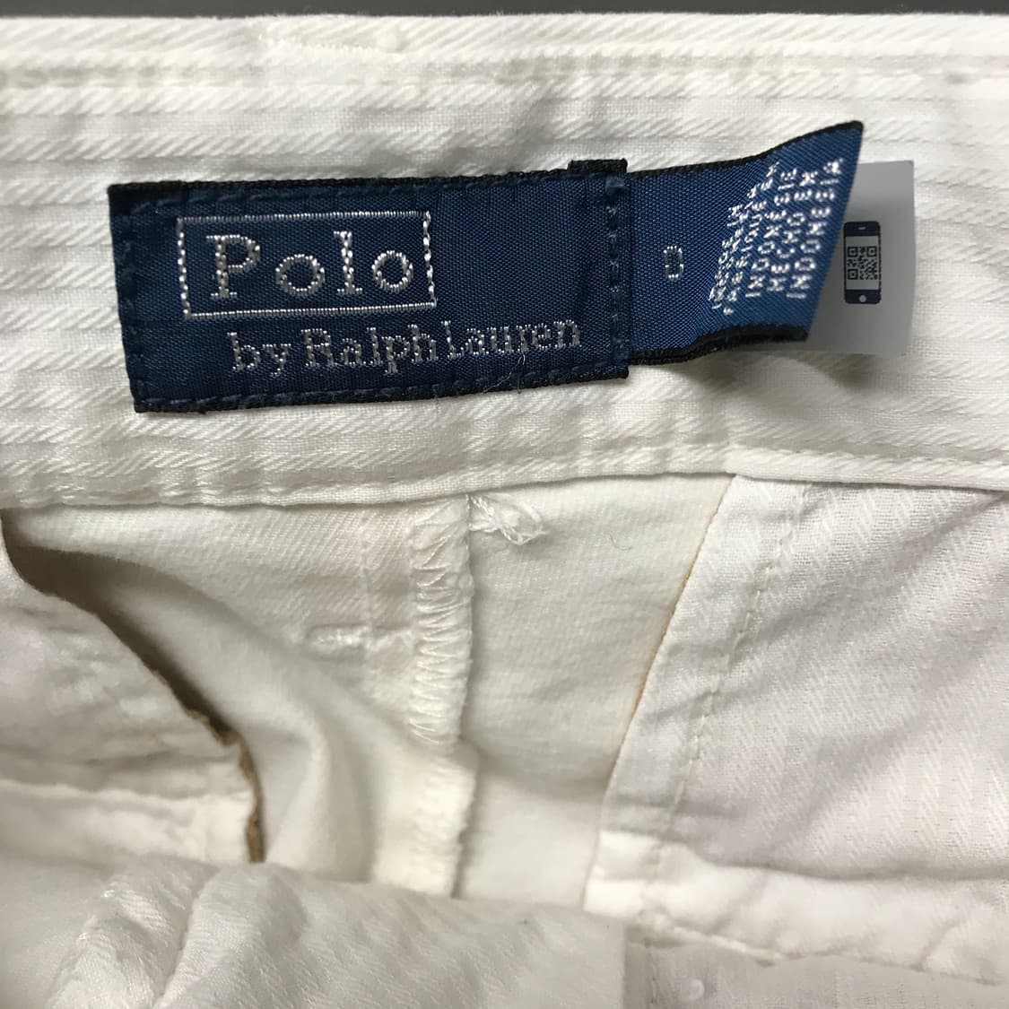 폴로 랄프로렌 와이드 치노 팬츠 화이트 0(W) 상품이미지5