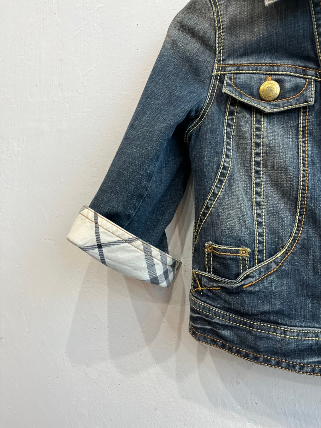 버버리 데님자켓 우먼즈 상품이미지2