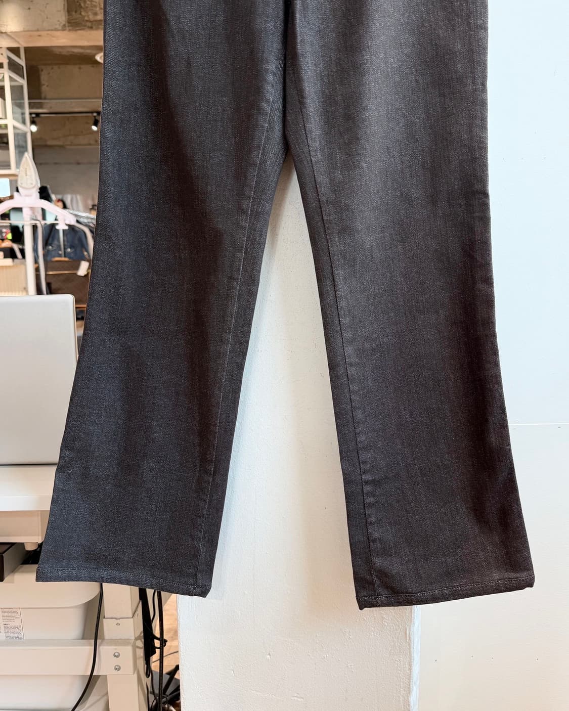 막스마라 위캔드 브라운 데님 부츠컷 팬츠  상품이미지4