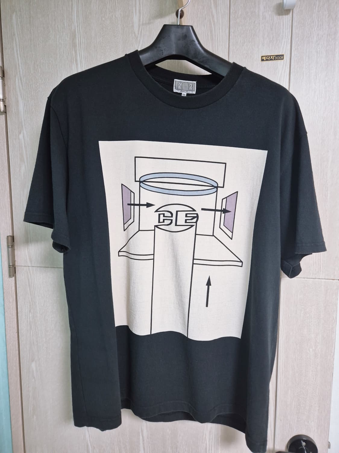 [XXL] CAV EMPT 반팔티 블랙 105-110사이즈 상품이미지1