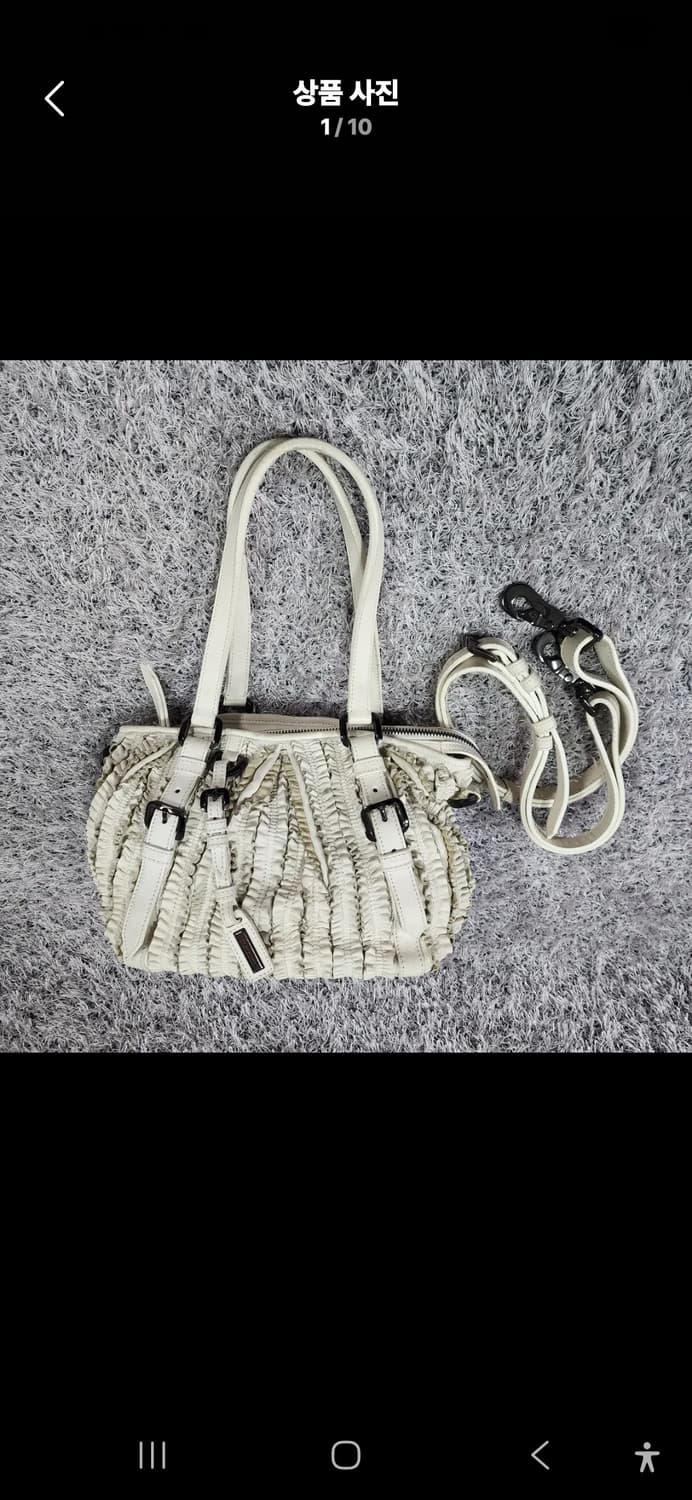 버버리 레드 숄더백 상품이미지1