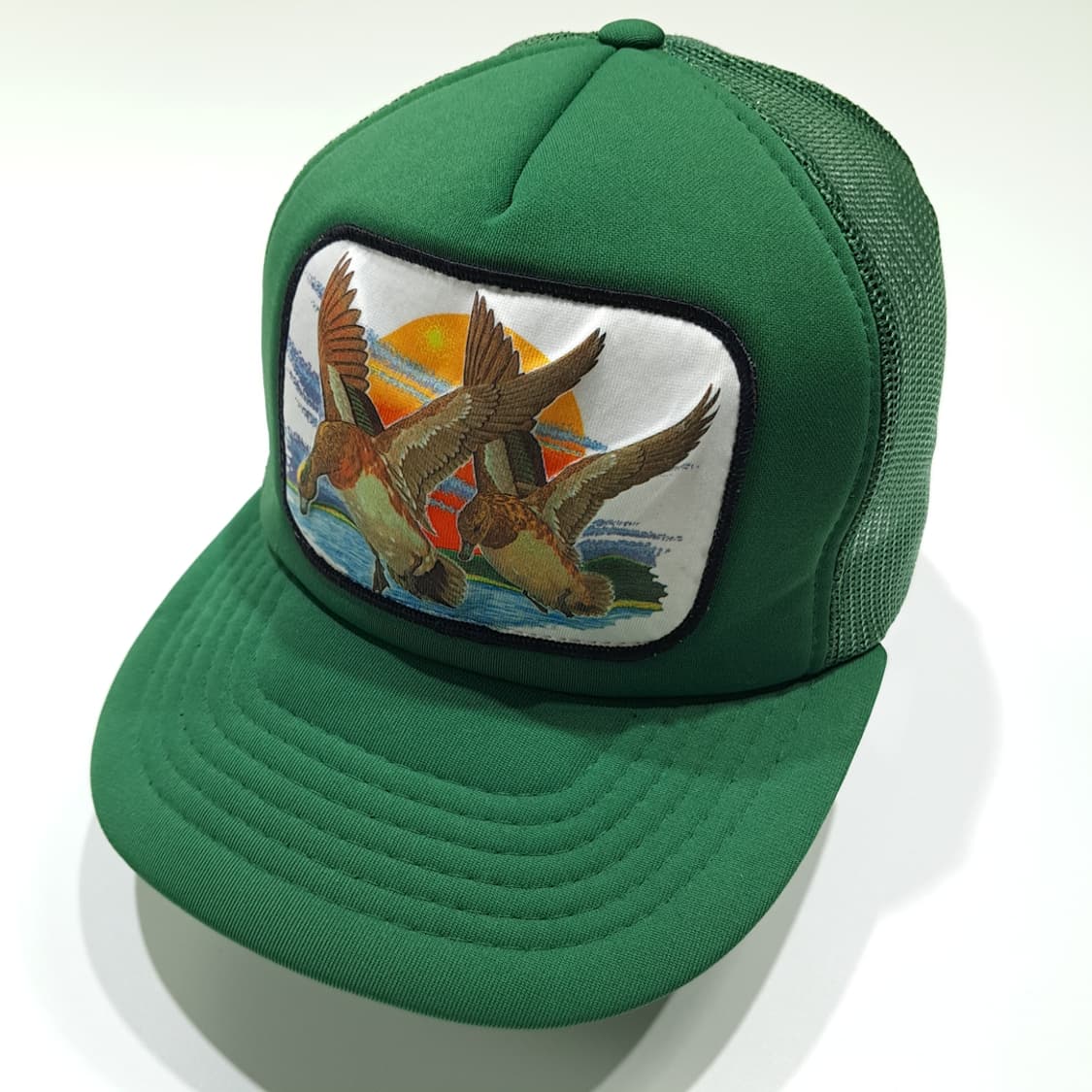유풍 청둥오리 선셋 패치 그린 메쉬캡 P2064 상품이미지2