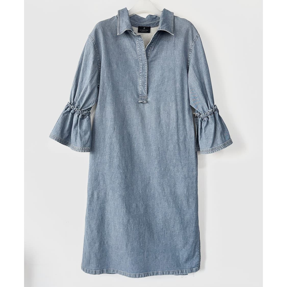 랑방컬렉션 플레어 슬리브 원피스 상품이미지2