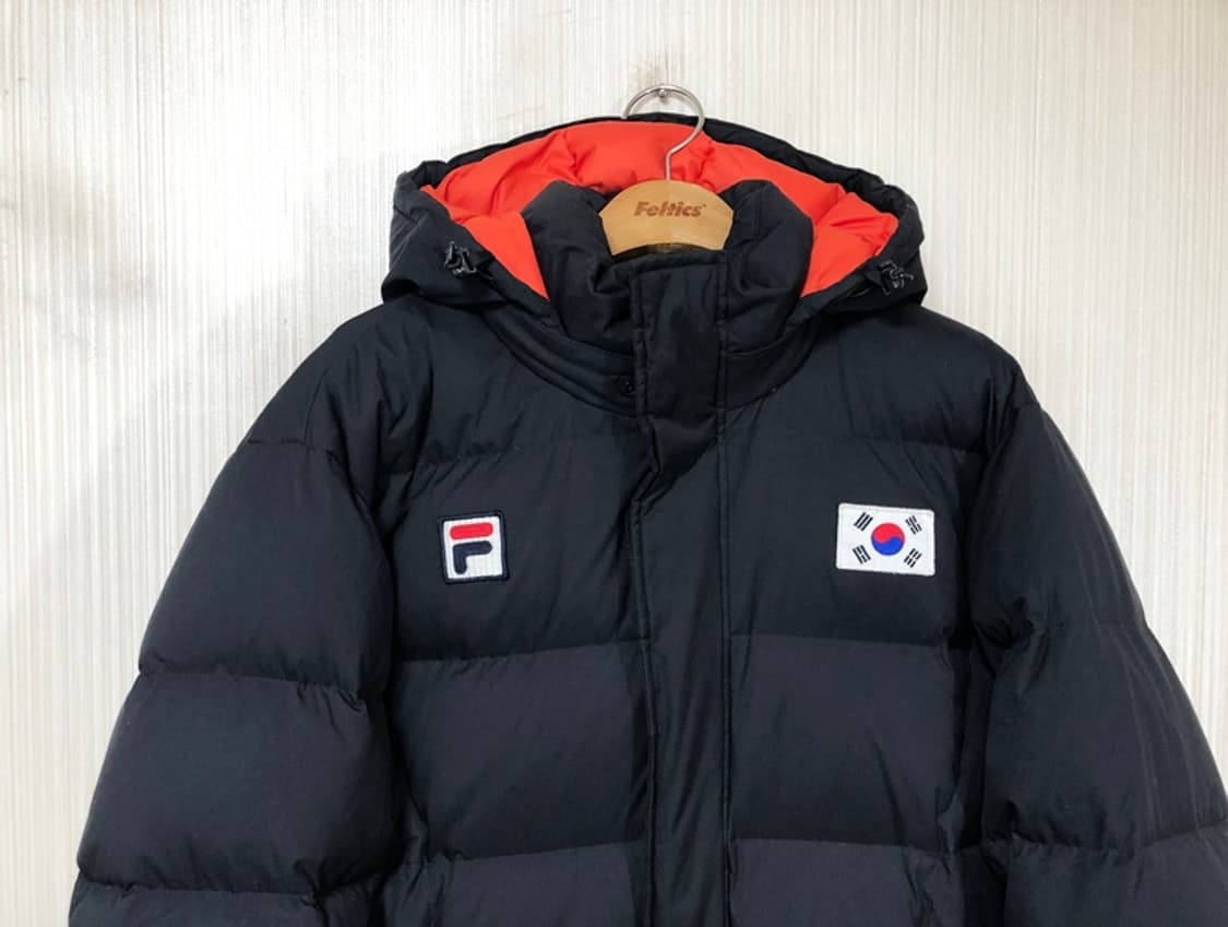 필라국대 국대KOREA 국대선수실착 구스다운 롱패딩자켓 100 상품이미지5