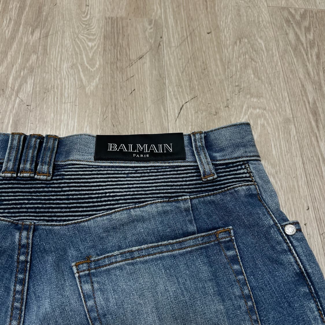 정품 발망 디트로이트 데미지 데님 바이커진 32  상품이미지5