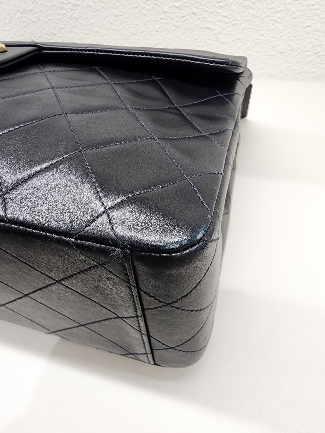 샤넬 램스킨 클래식 맥시 금장 블랙 #3 상품이미지5