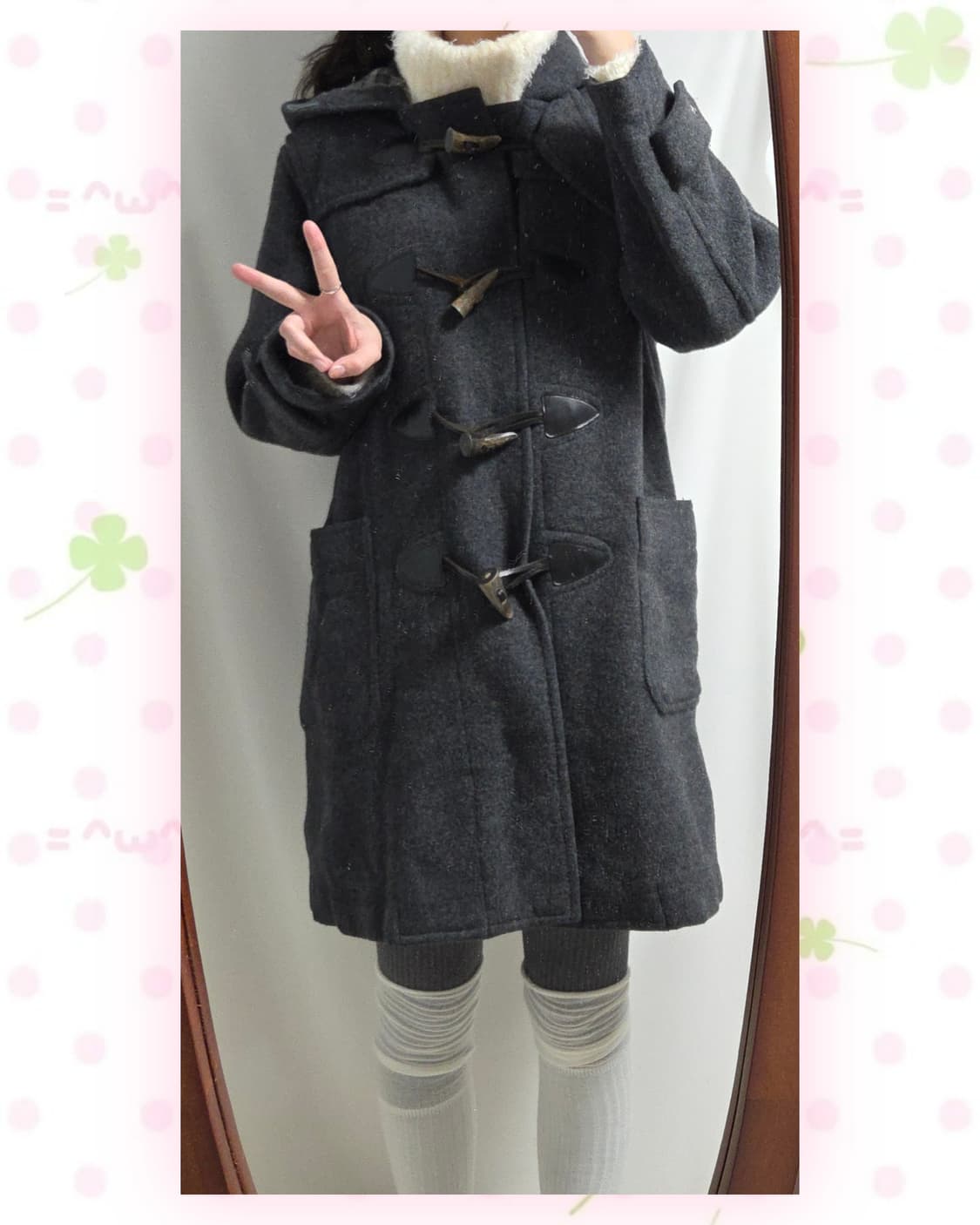 MCGREGOR 챠콜 더플 떡볶이 코트 상품이미지2